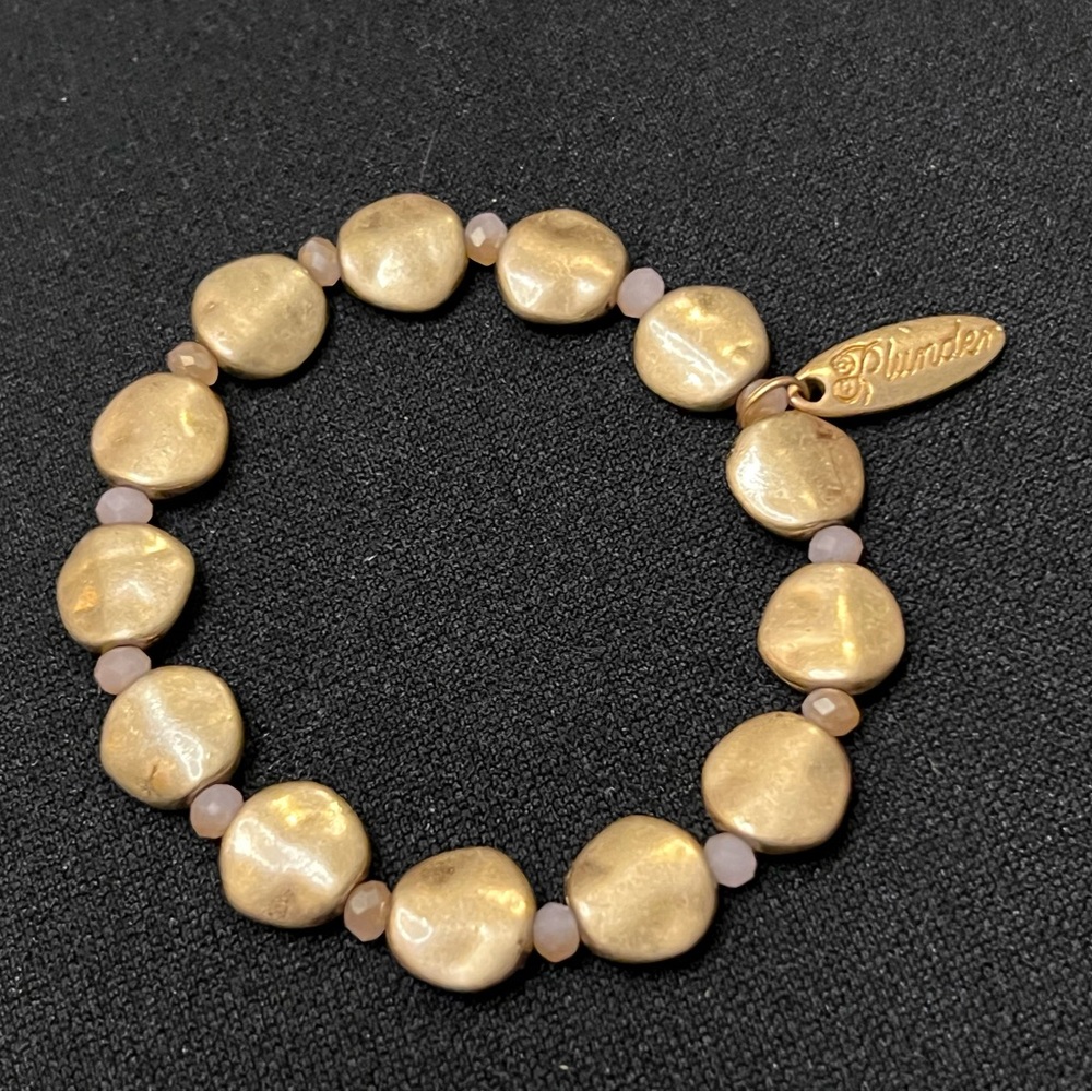 Plunder Gold Beaded Bracelet